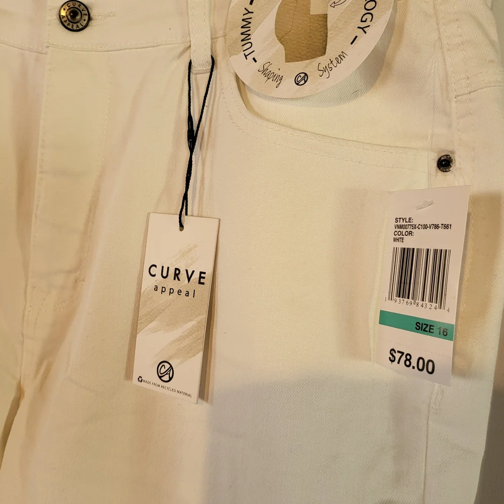 Chico's Cream Flare Women's Jeans - Picture 4 of 7